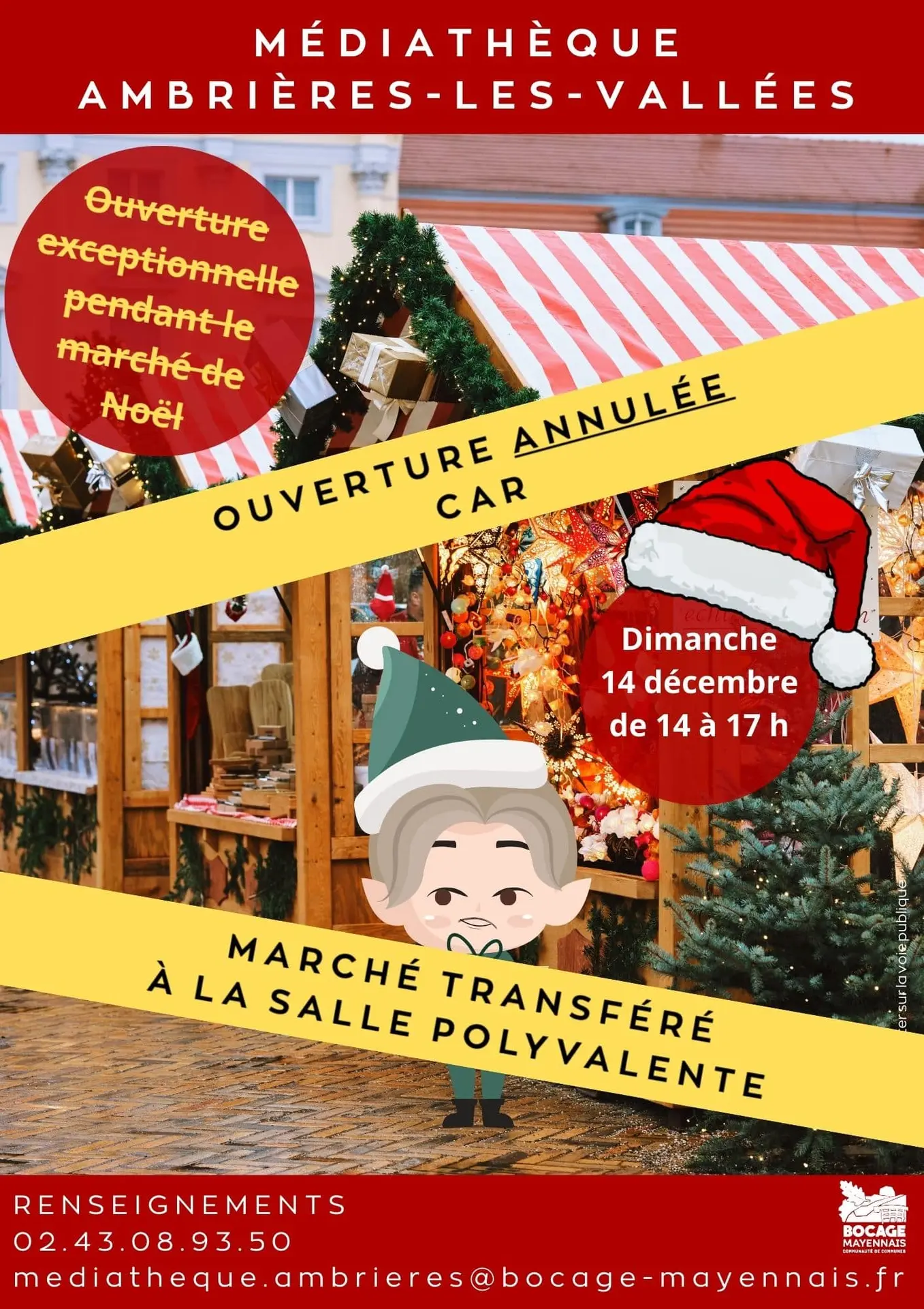 2025 12 14 ANNULATION ouverture pendant marché de noël AMB