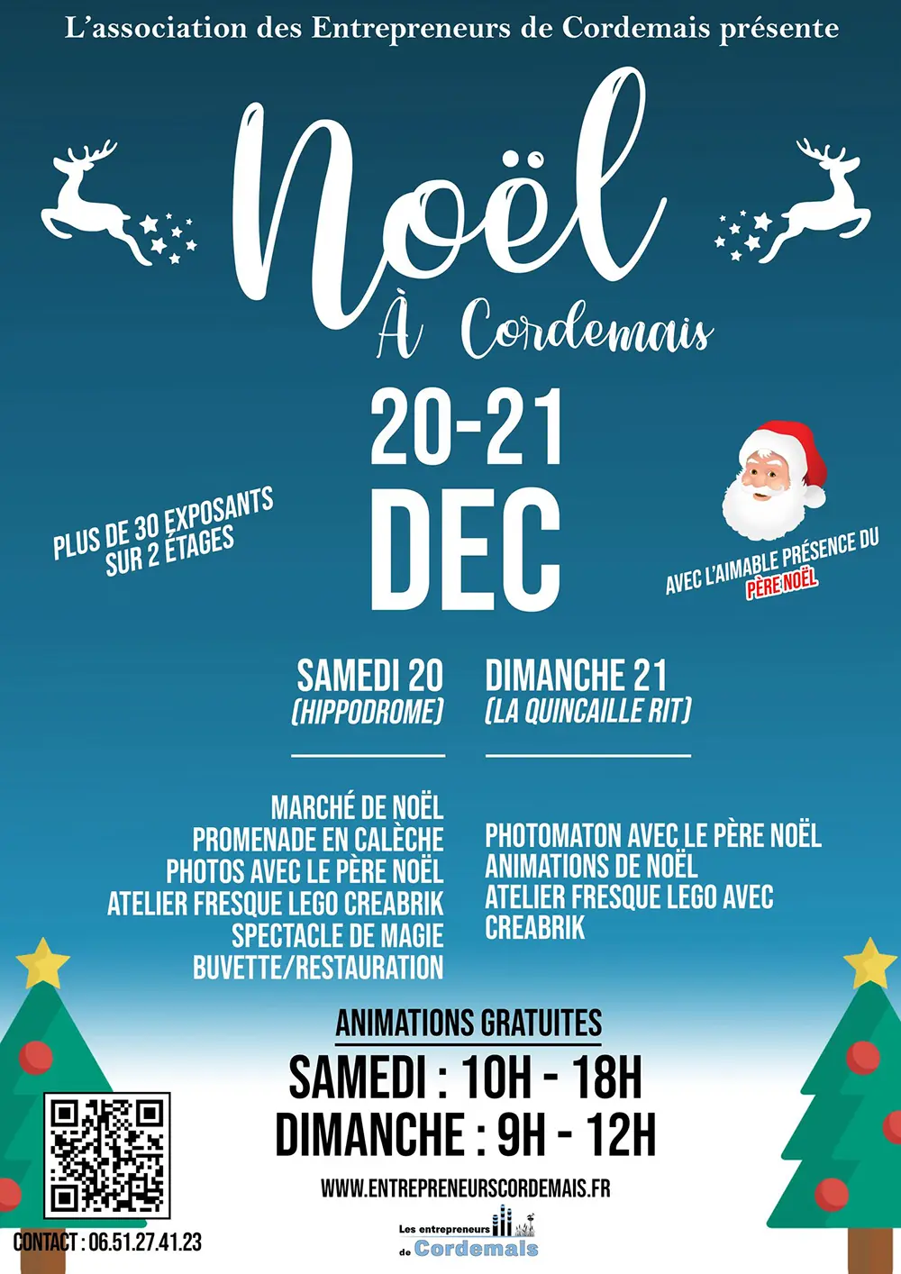 Affiche-Marche-Noel-entrepreneurs-Cordemais-2025