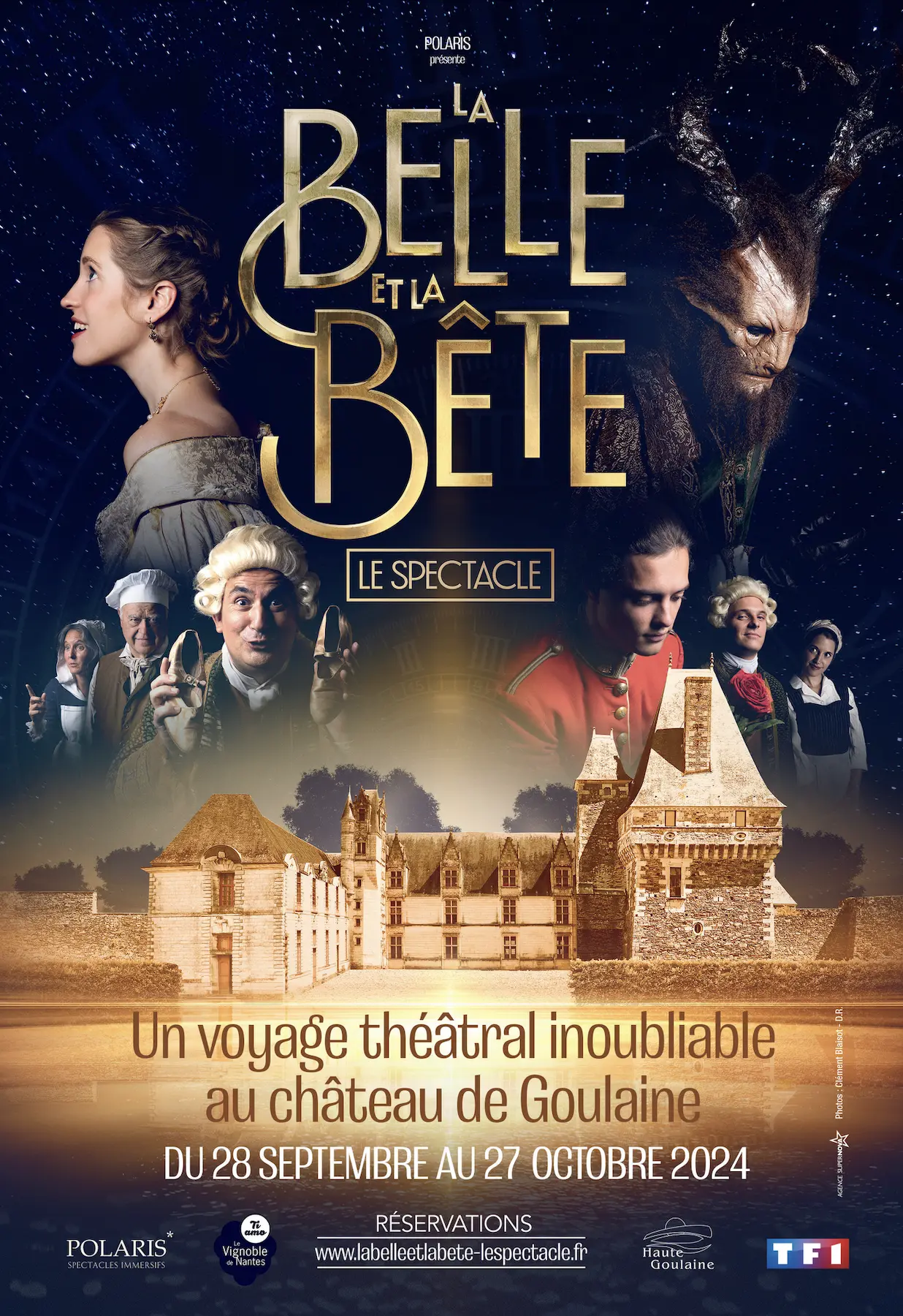 Affiche La Belle et la Bête - Goulaine 2024