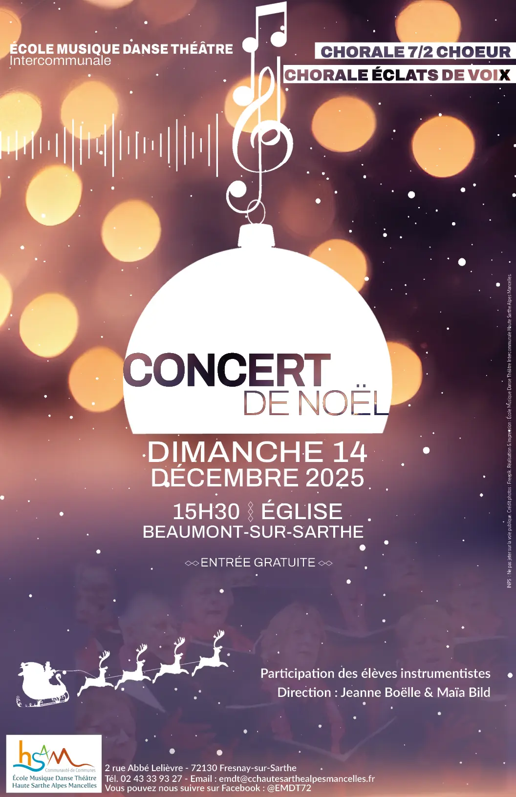 Concert de Noël Beaumont EMDT 14 12