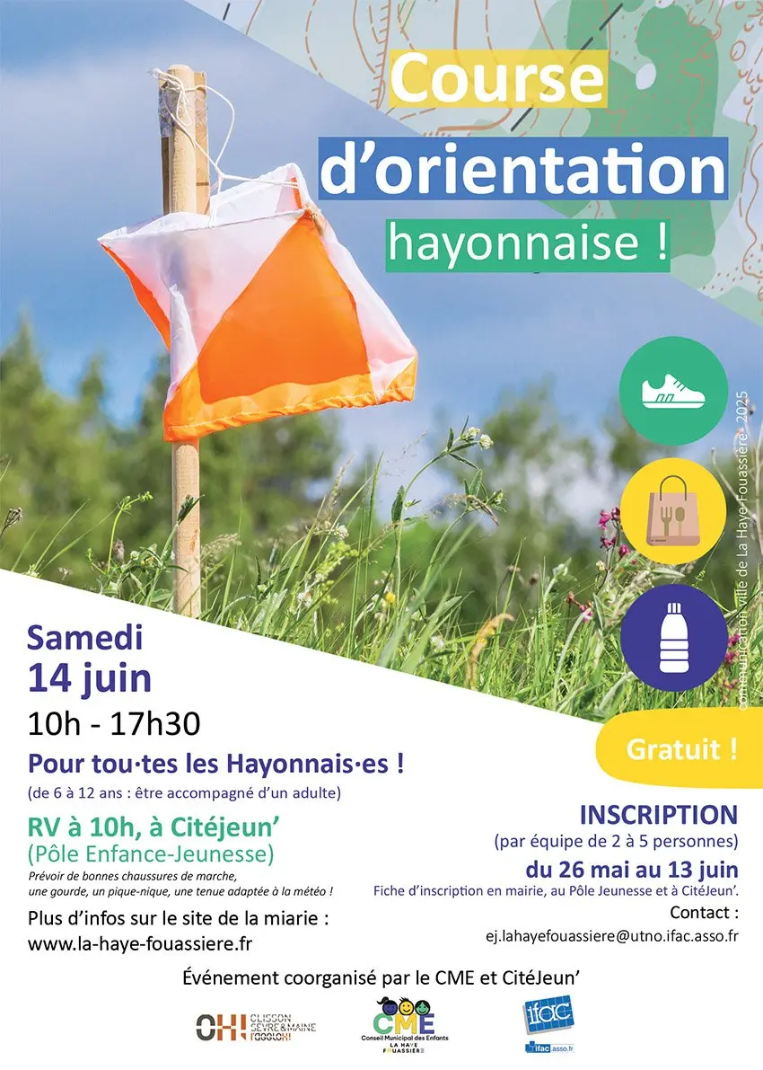 Course d'orientation Haye Fouassière
