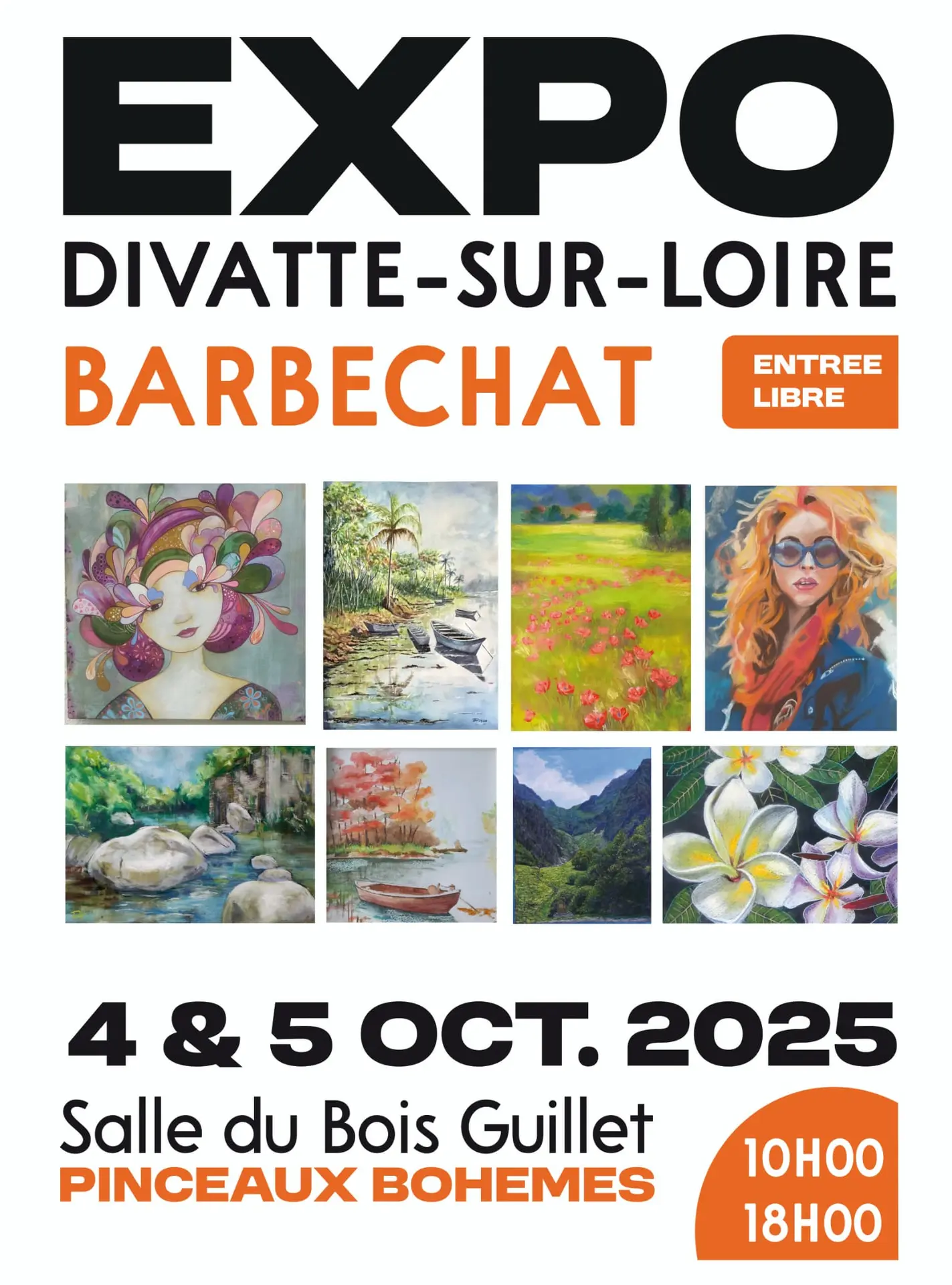 Exposition Divatte-sur-Loire Barbechat 4 et 5 octobre 2025