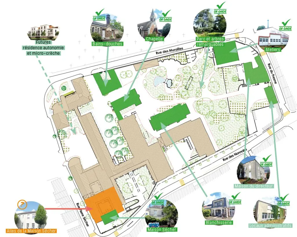 Loroux Parc ancien hopital