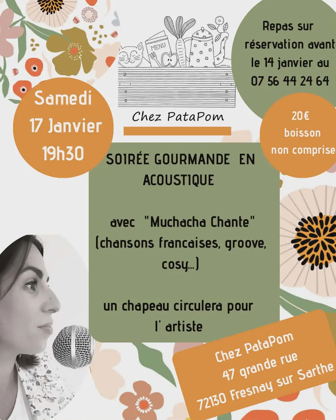 Soirée concert Patapom 17 01