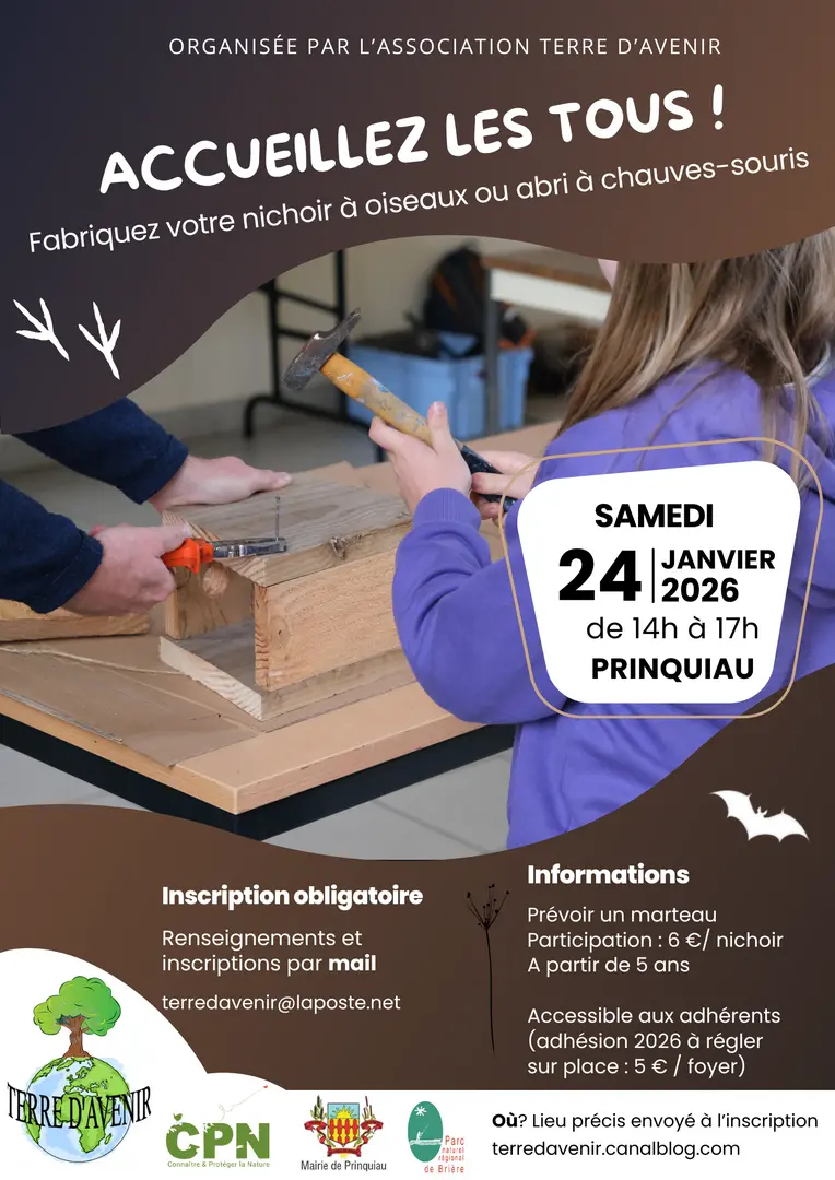 Atelier fabircation de Nichoirs