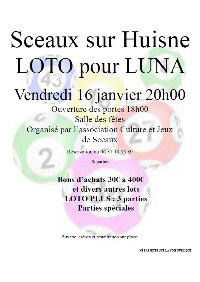 loto sceaux 16 janv