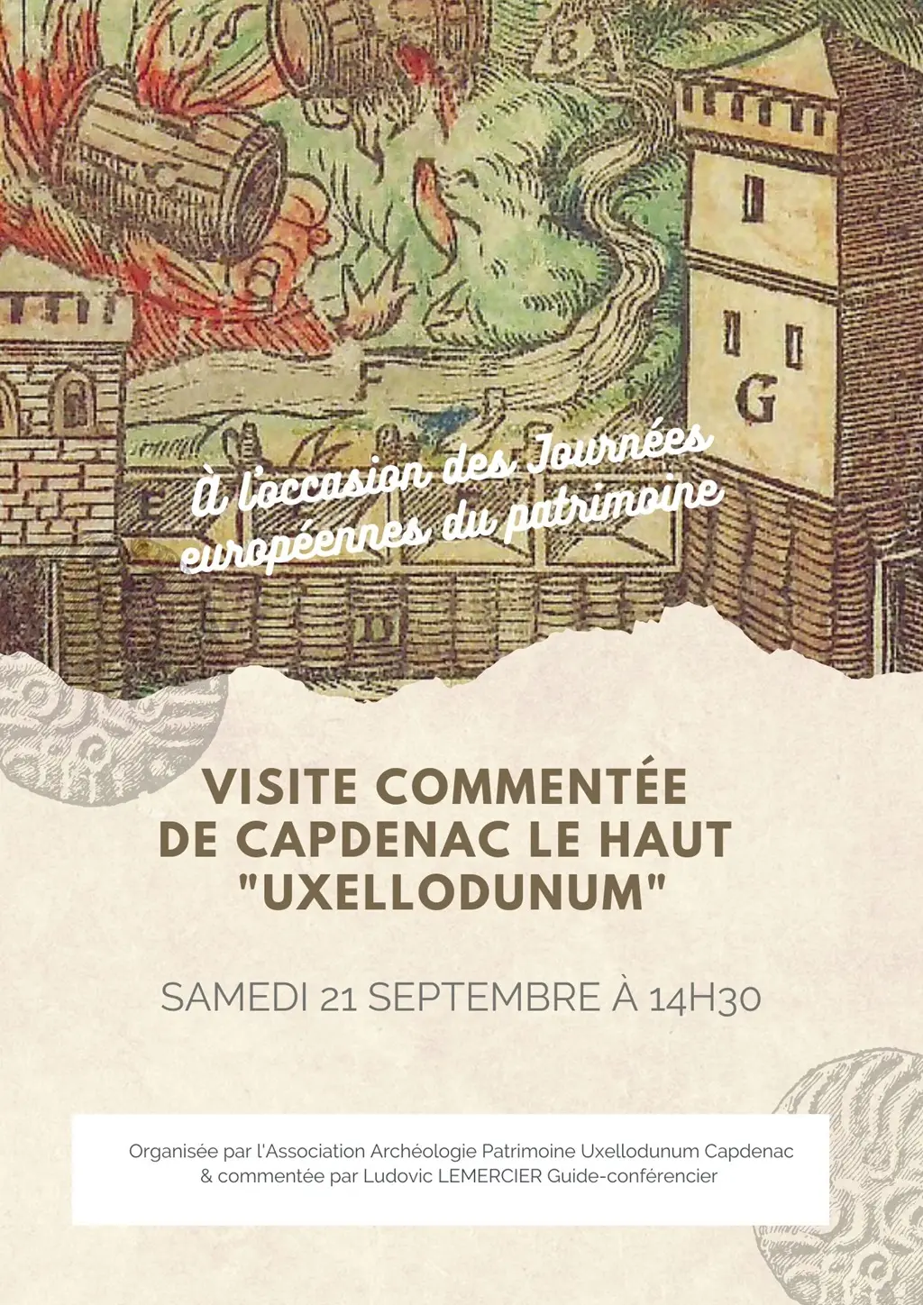 visite guidée capdenac le haut