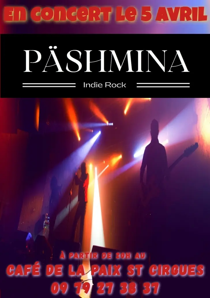 Concert à Saint-Cirgues :  Pashmina