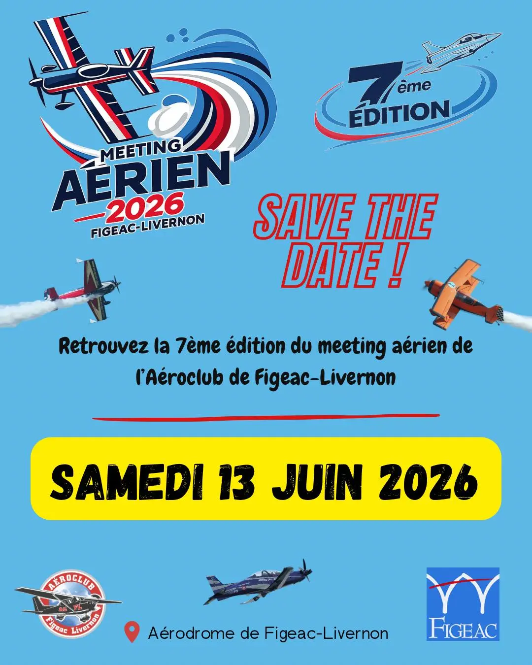 Grand meeting aérien à Aérodrome de Figeac-Livernon