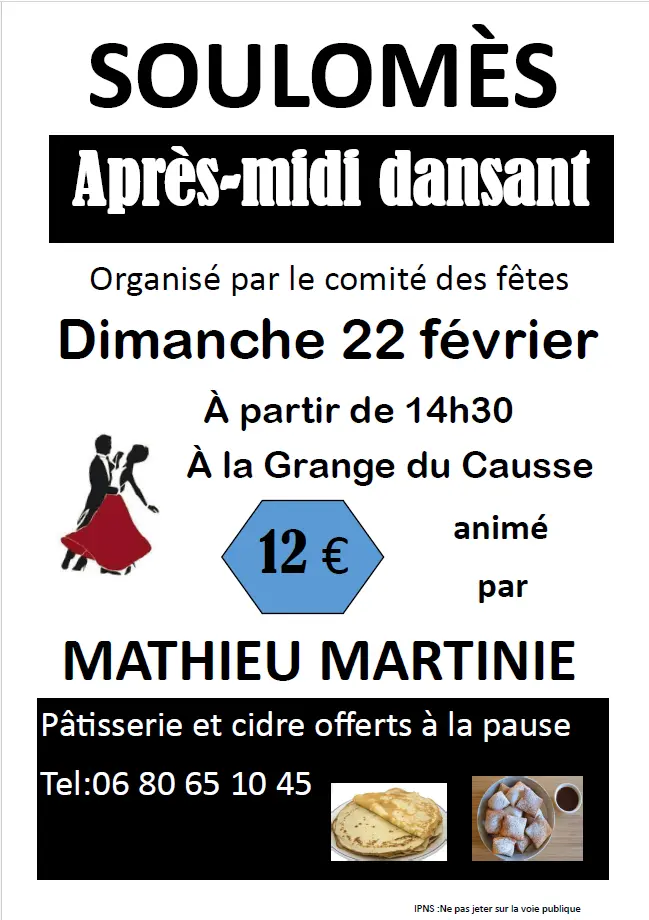 02 - 22 février - carnaval et après-midi dansant Soulomès.