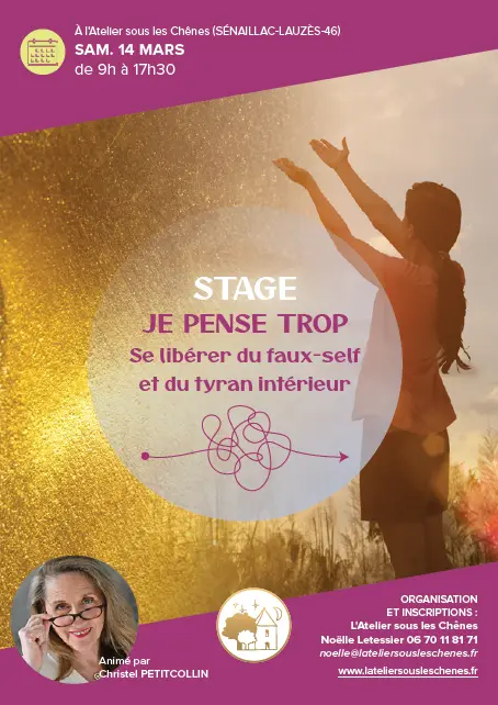 03 - 14 mars - stage Je pense trop - L'Atelier sous les Chênes recto