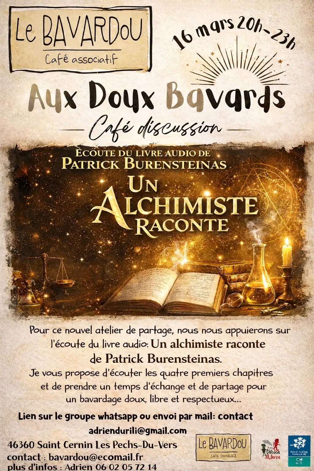 03 - 16 mars - Doux Bavards - affiche