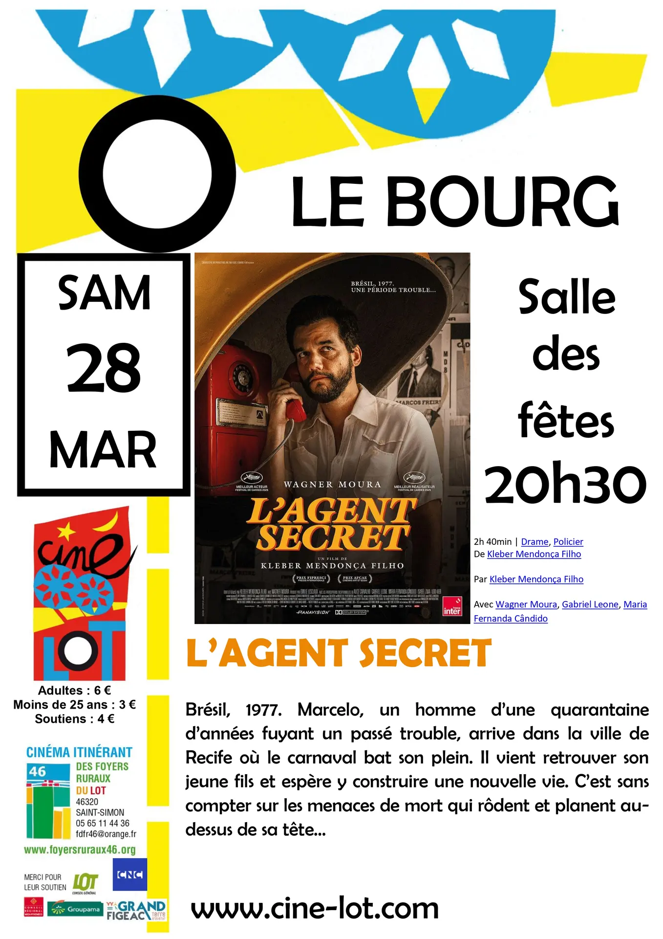 L'AGENT SECRET LE BOURG