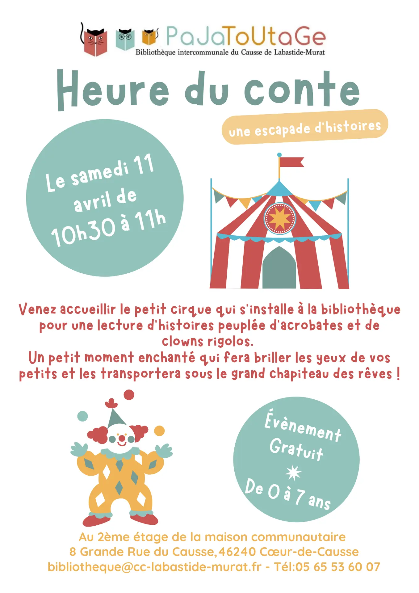 Flyer Heure du conte Avril 2026 - 1