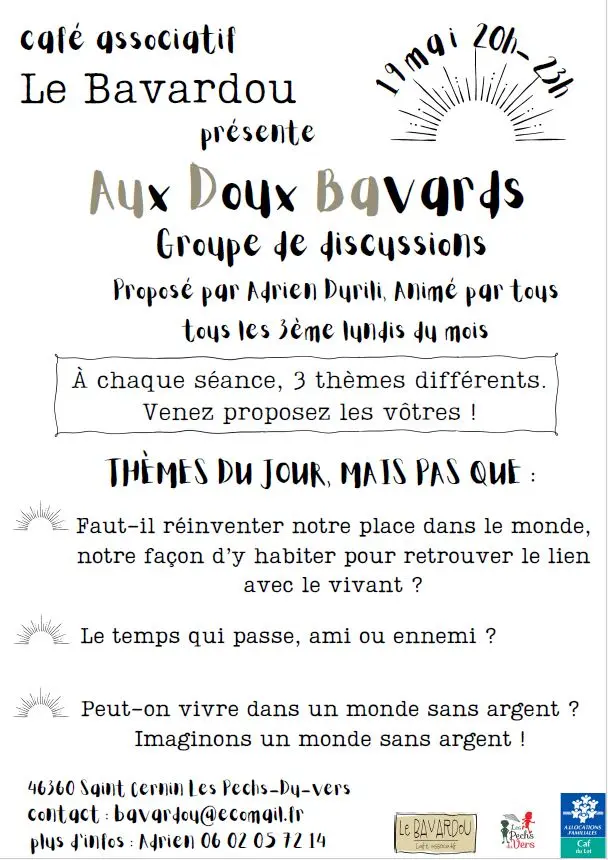 05 - 19 mai - Doux Bavards au Bavardou