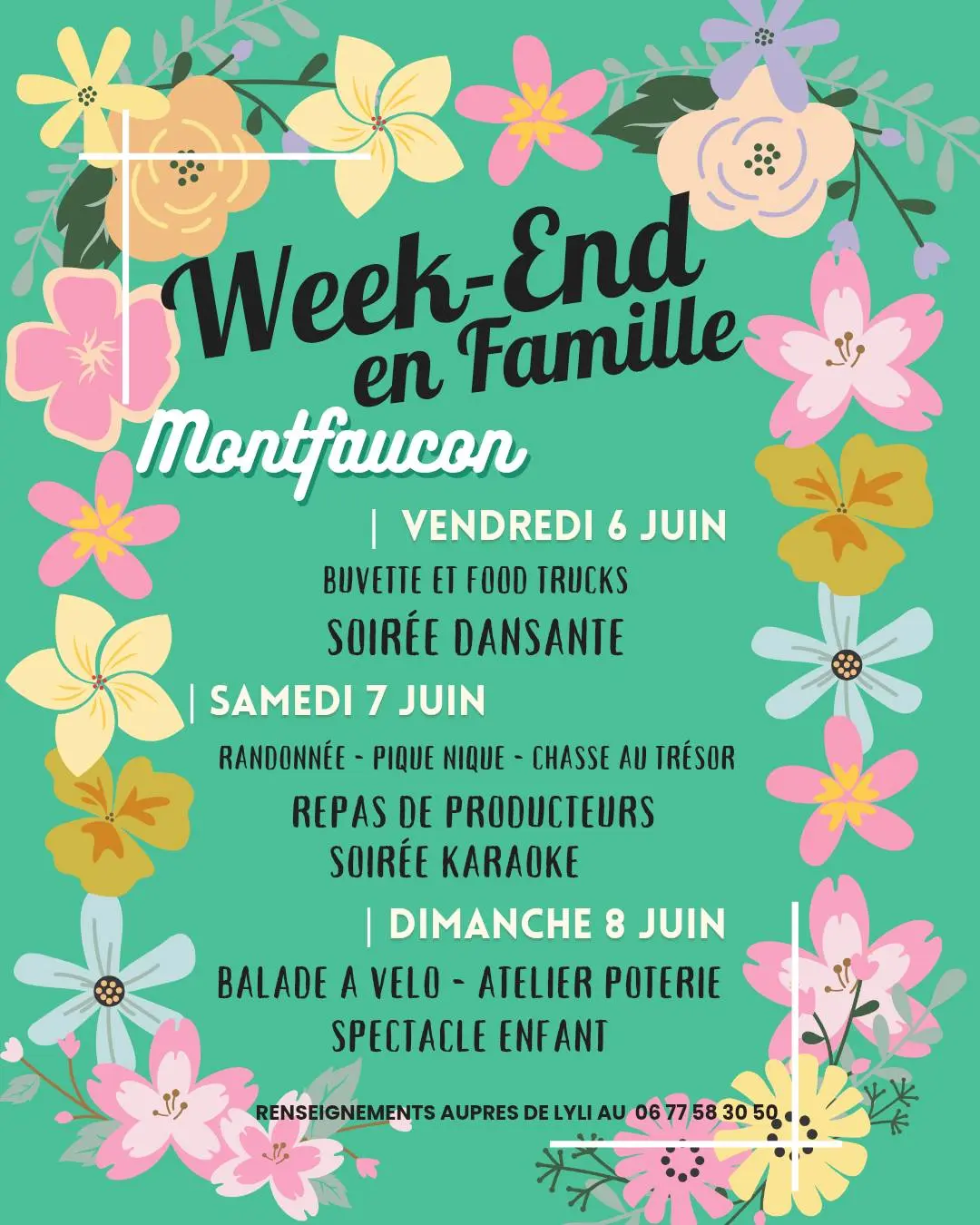 06 - 6-7-8 juin - Fête des Familles Montfaucon