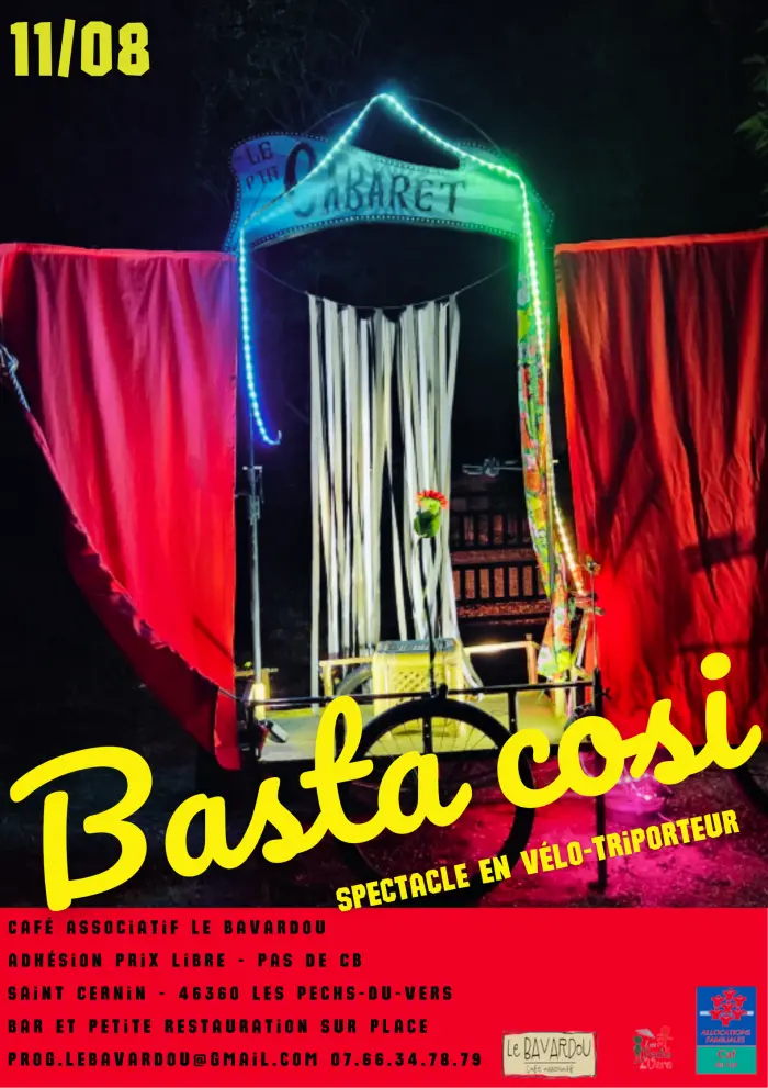 08 - 11 août - concert au Bavardou Cabaret Basta Cosi