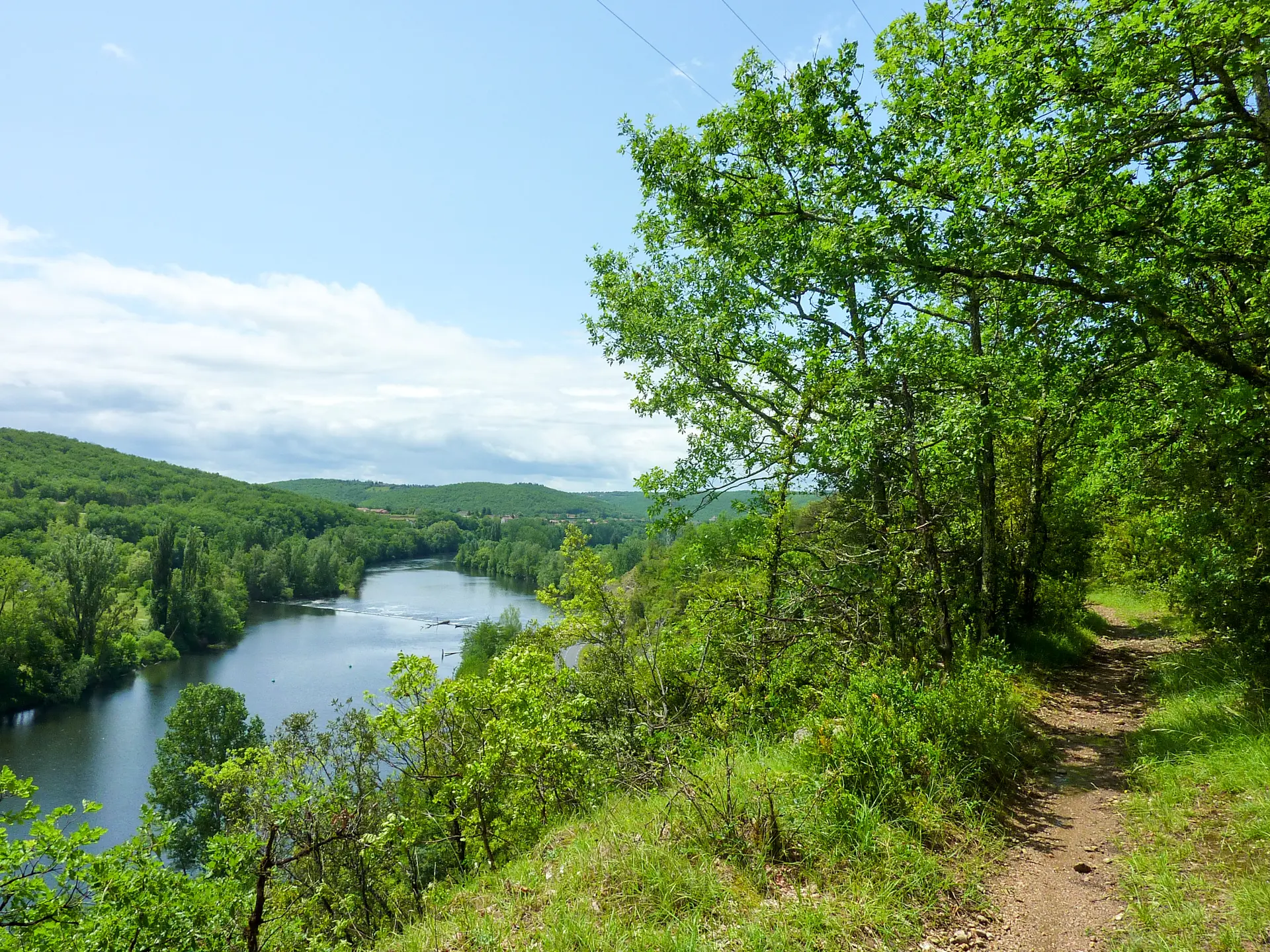 08Vers - Point de vue sur la vallée du Lot © Lot Tourisme - C. Sanchez