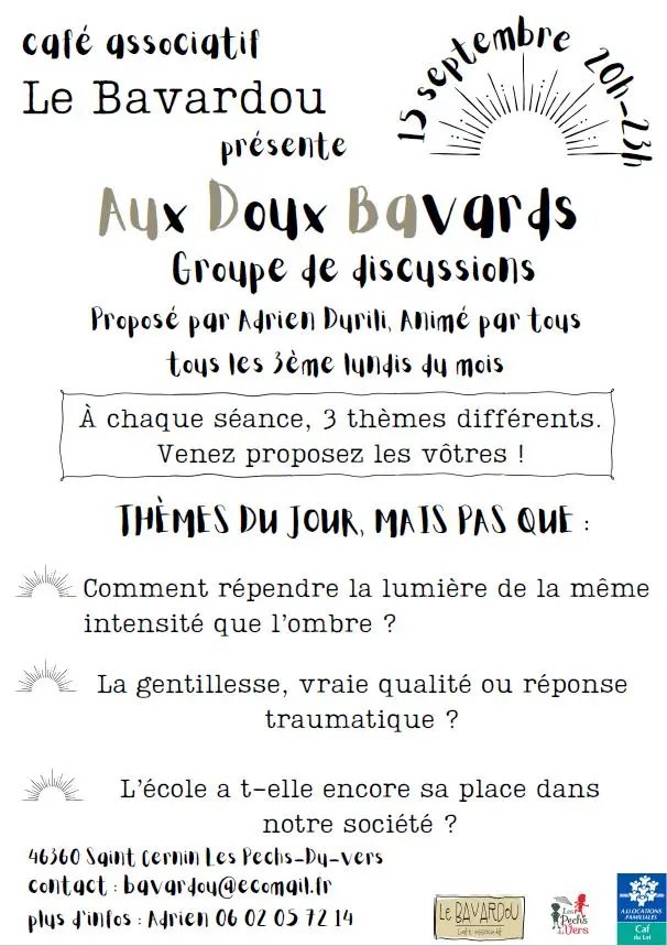 09 - 15 sept - Les Doux Bavards.