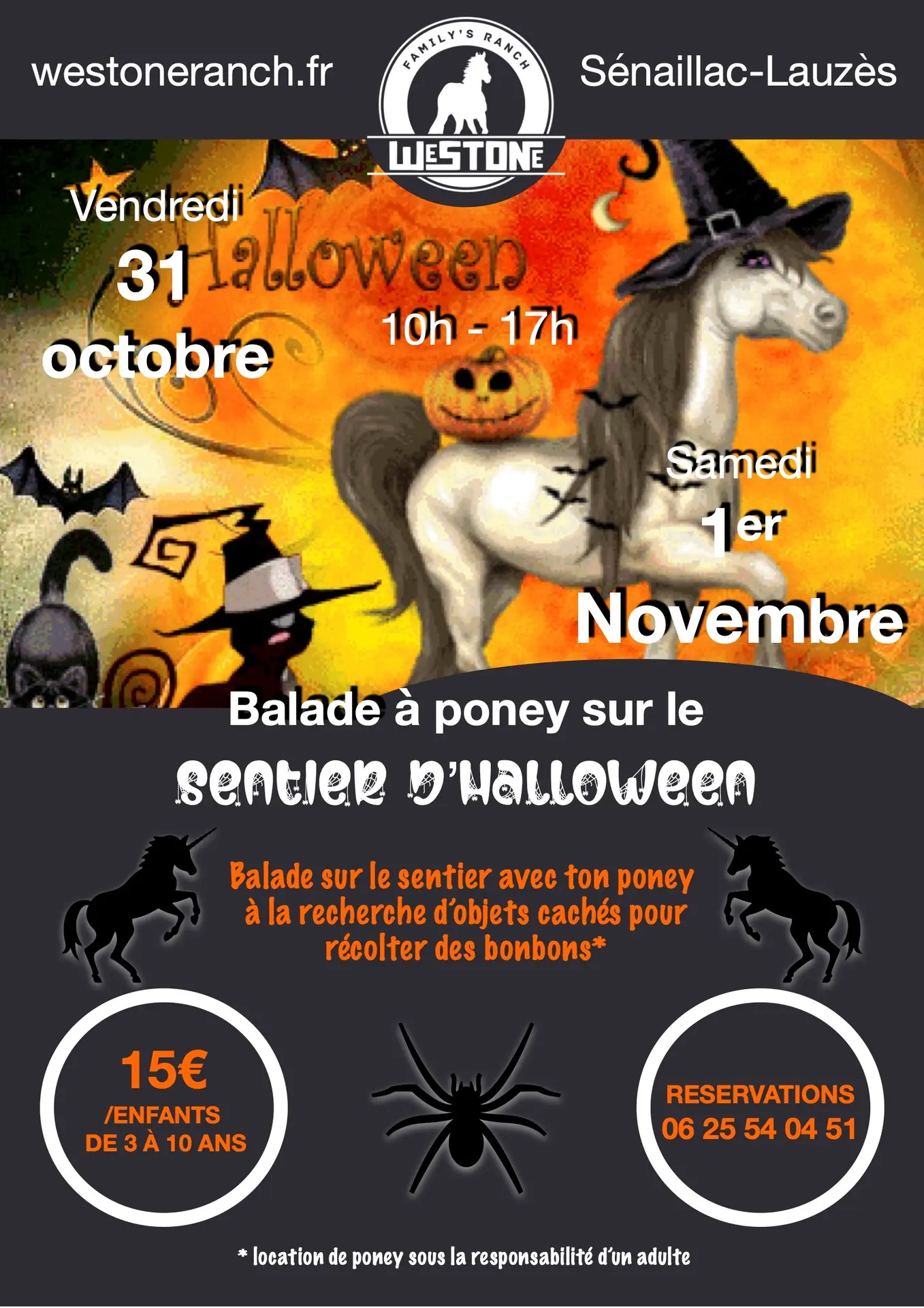 10 - 31 & 1 - Halloween au Westone Ranch