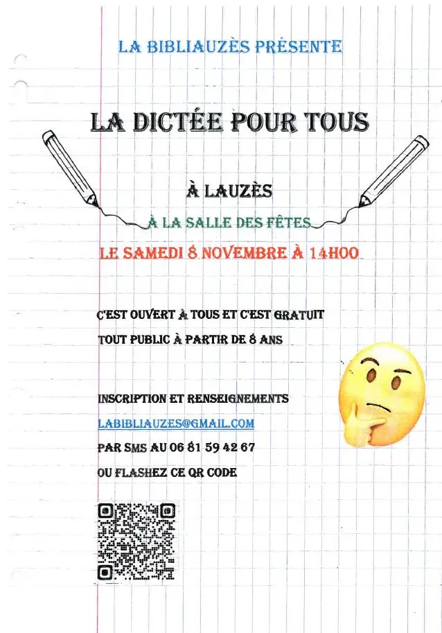 11 - 8 nov - dictée Lauzès.