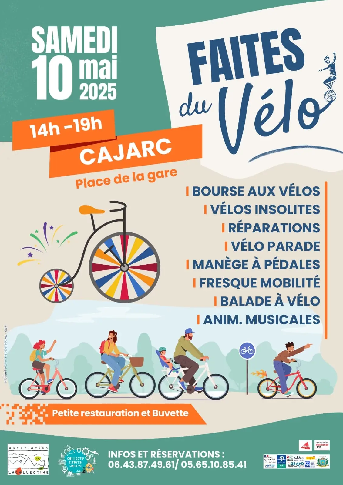 flyers Faites du vélo