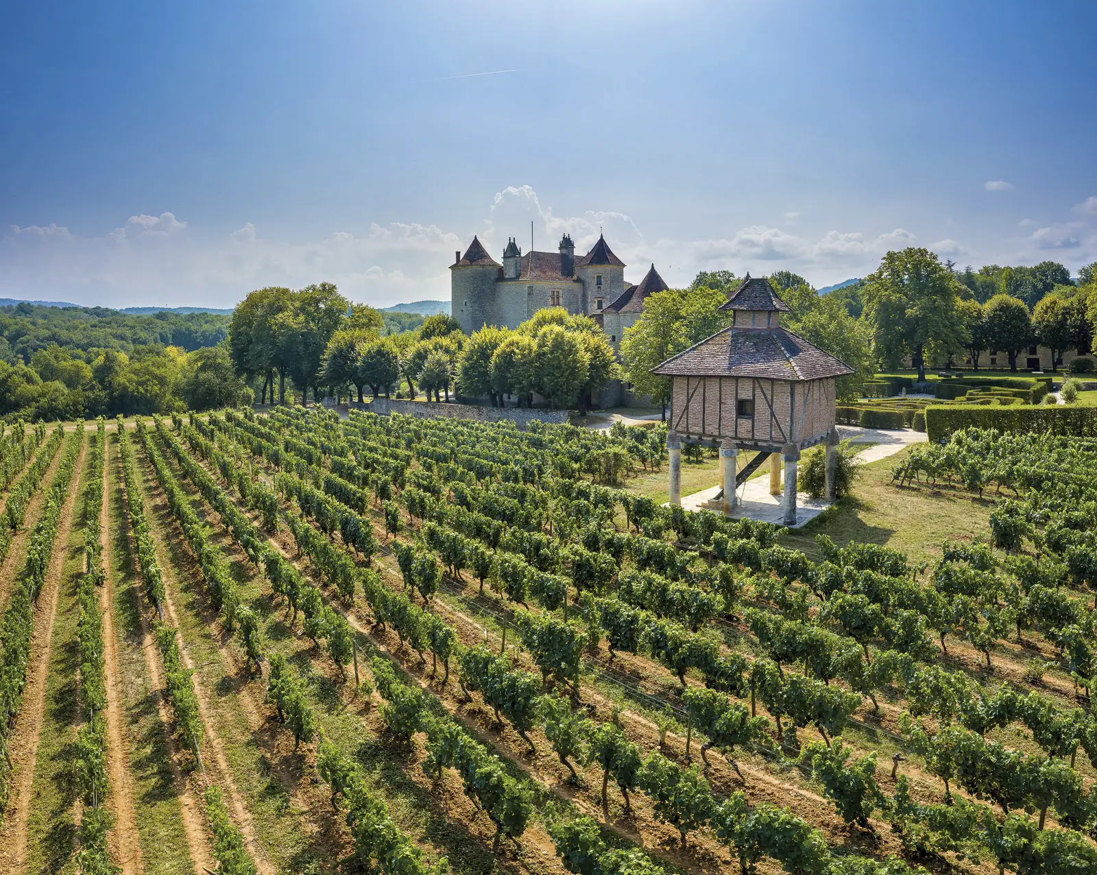Pigeonnier et Château Lagrézette