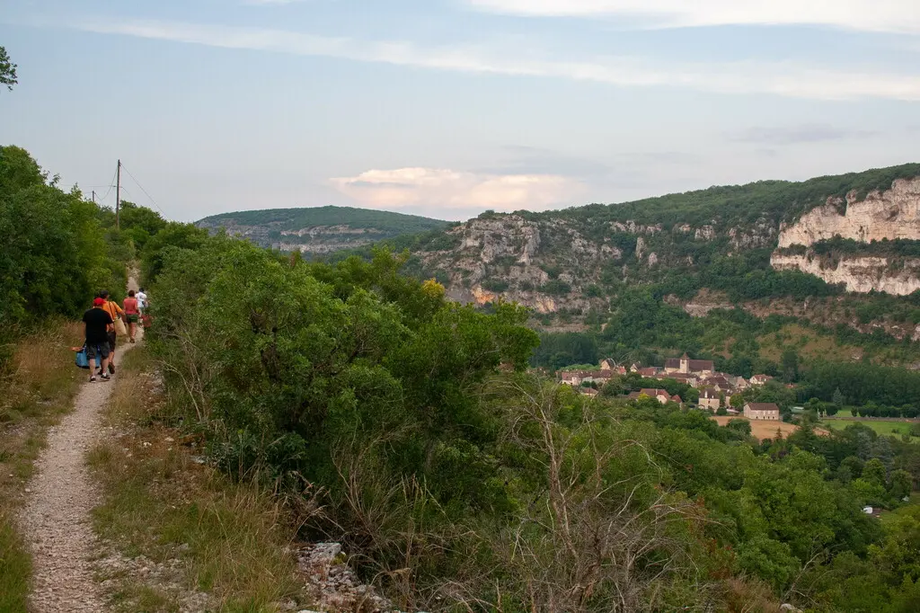 Vue sur Marcilhac sur Célé