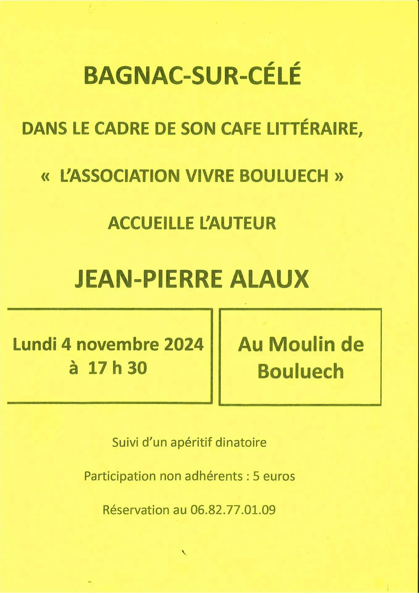 soirée littéraire