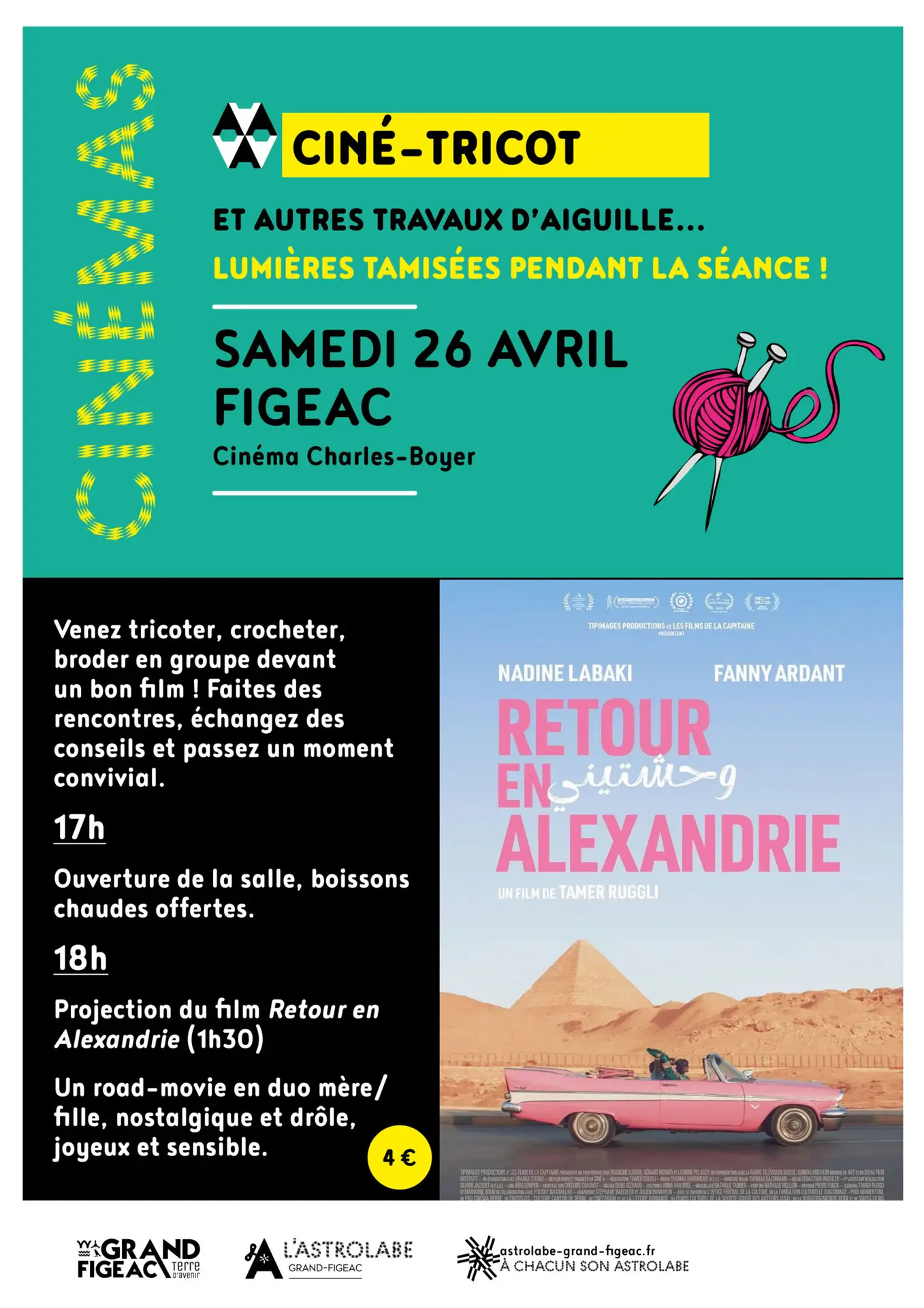 flyers ciné-tricot
