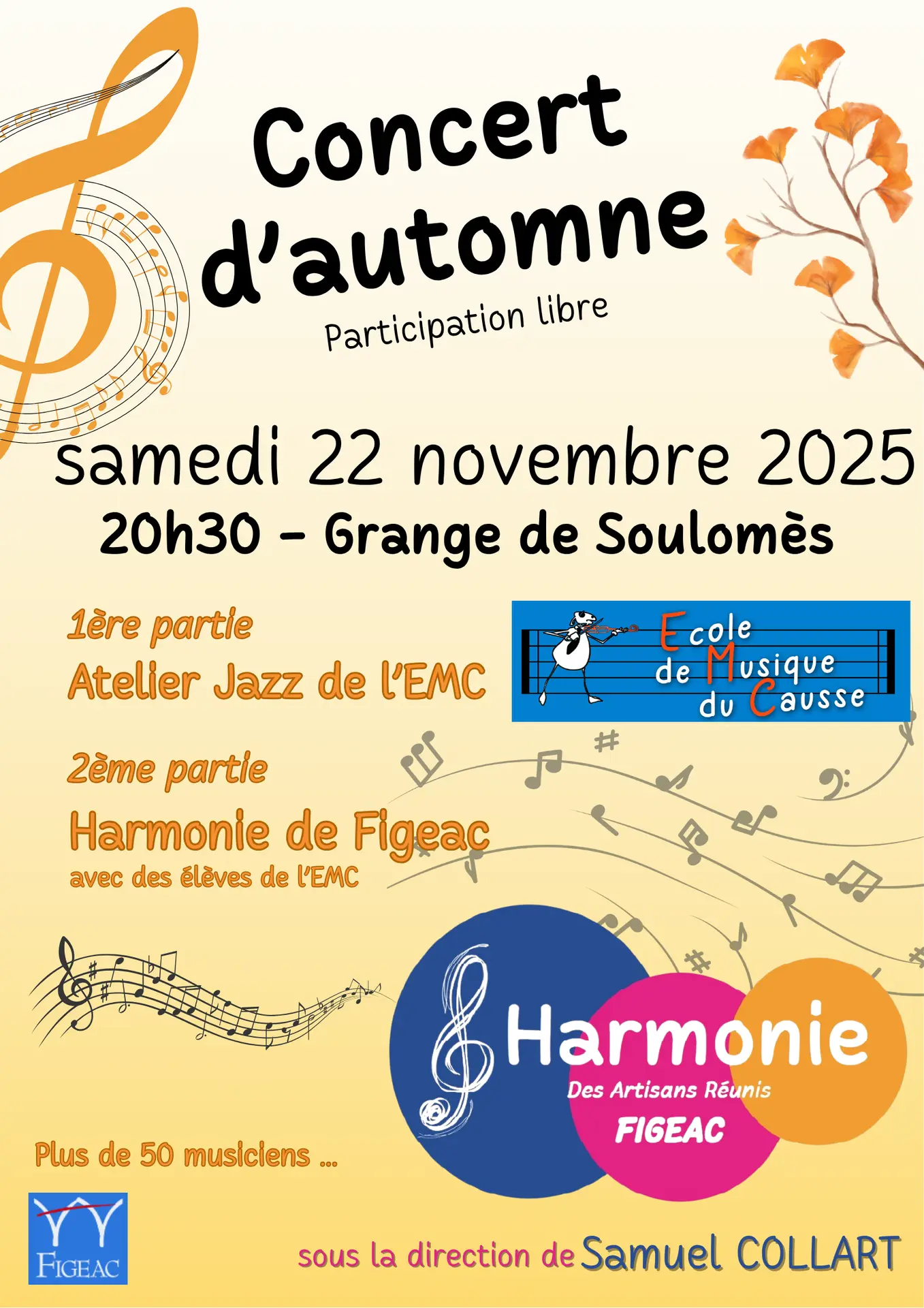 22 nov - concert d'automne à Soulomès
