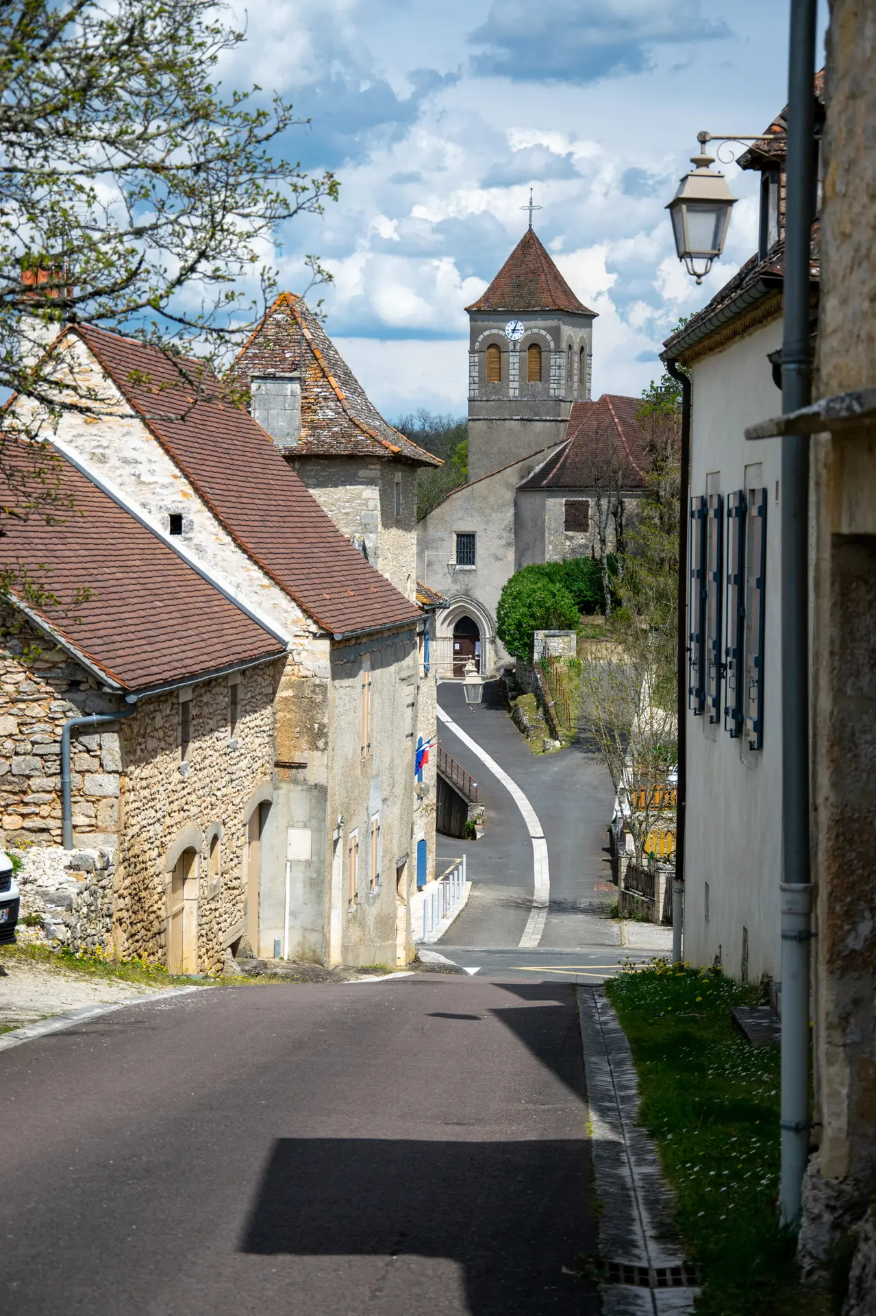 Sur la Véloroute V87 à Carlucet