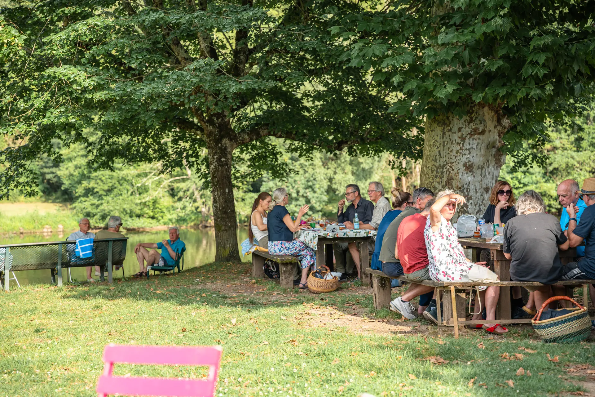 Au marché de Marcilhac-sur-Célé