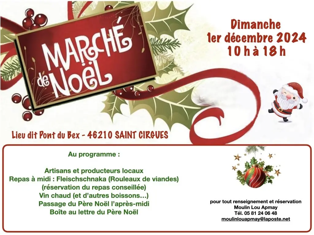 Marché de Noël à Saint-Cirgues