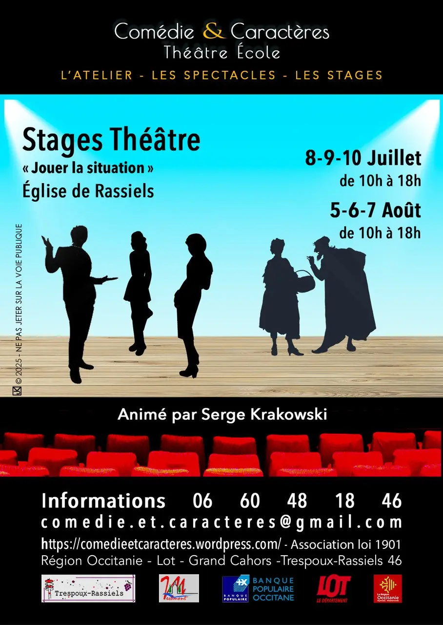 thumbnail_Flyer-Stages-Juillet-Aout-Serge Krakowski-comedie-et-Caracteres-2025