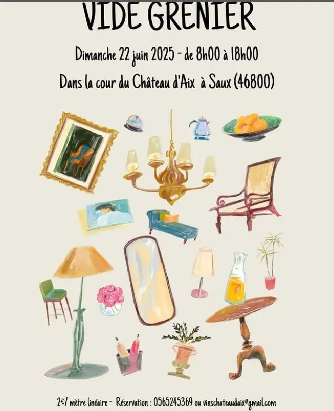 thumbnail_vide grenier chateau d'Aix