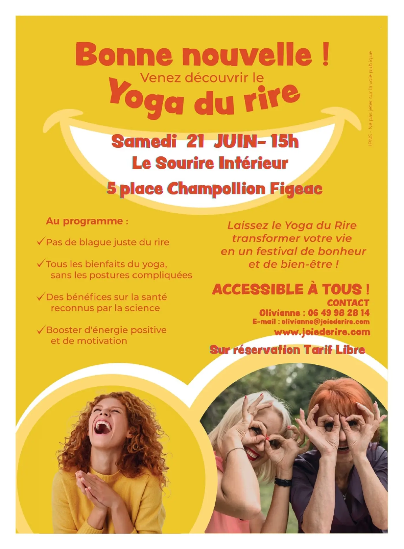 affiche Yoga du rire