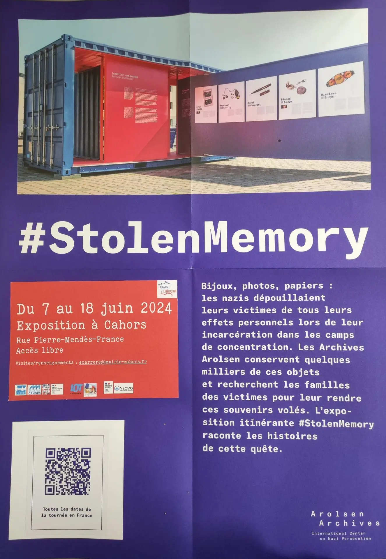 AFFICHE STOLEN MEMORY
