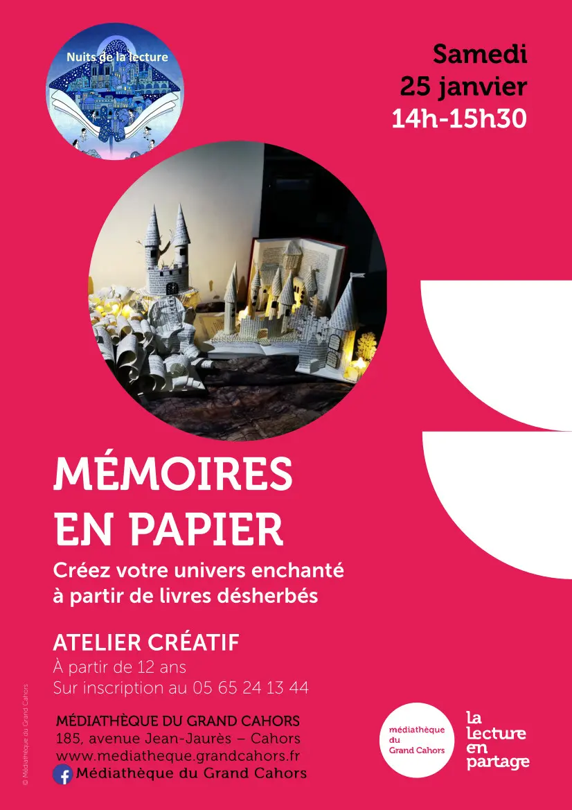 Affiche Mémoires en papier NDL
