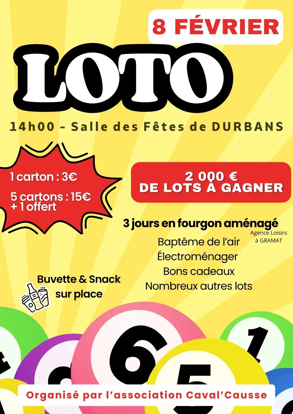 Affiche loto Durbans