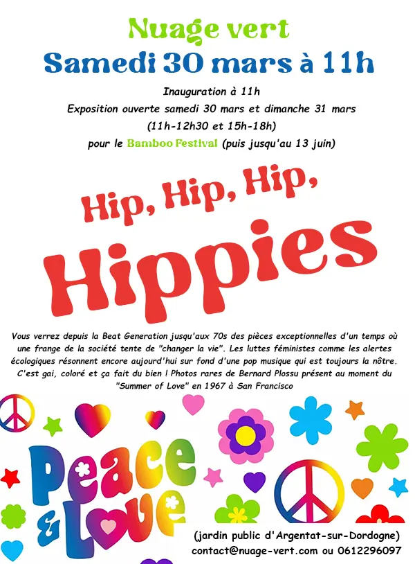 Affiche Hippies à Nuage vert_72dpi