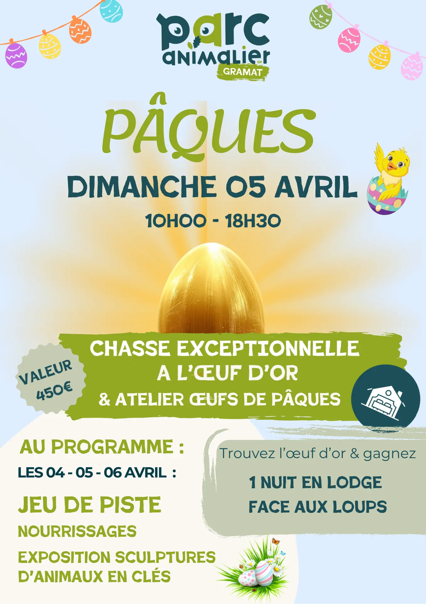 Affiche Pâques 2026