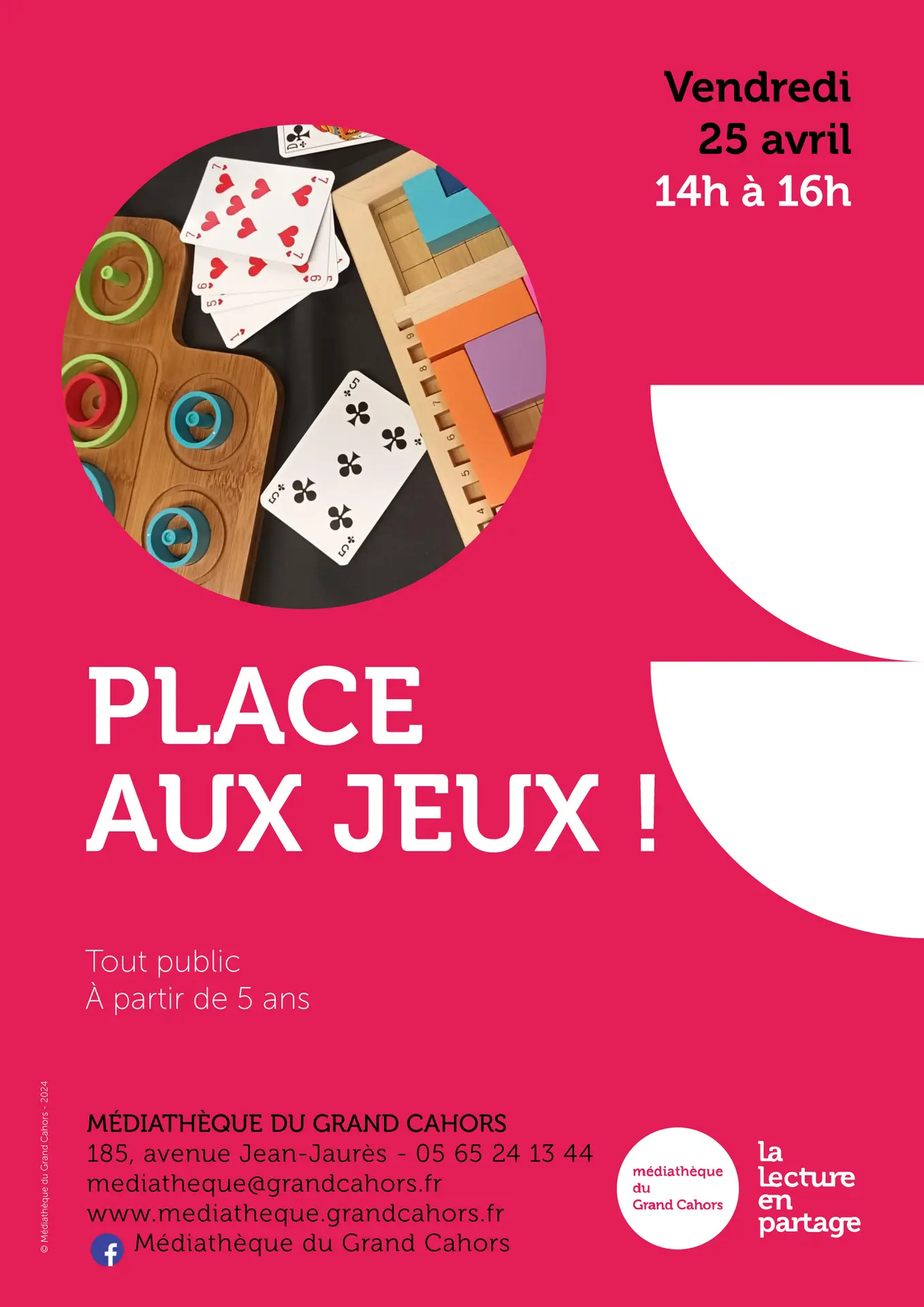 Affiche Place aux jeux avril25