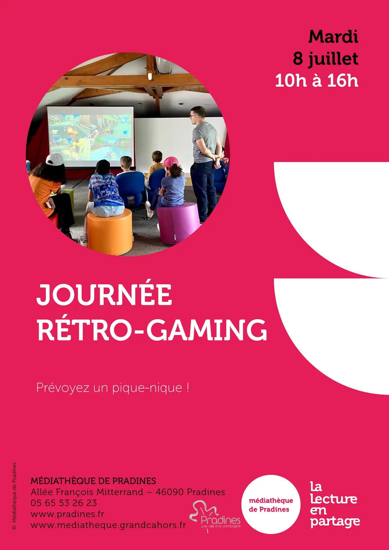 Affiche Rétro gaming Pradines