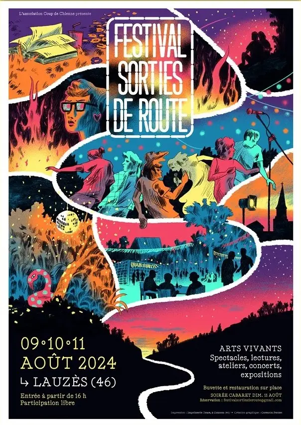 Affiche Sorties de route