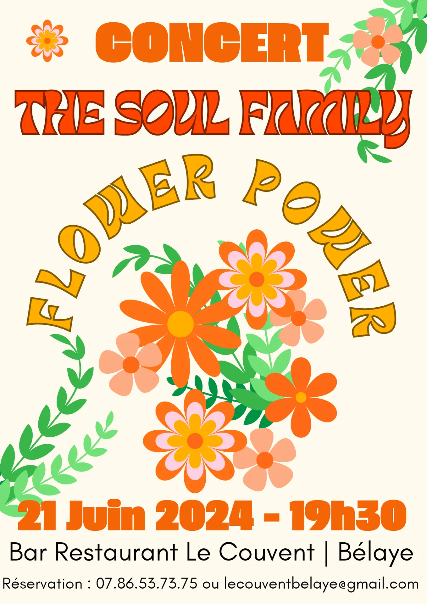 Affiche Soul Family Belaye 21 juin 2024