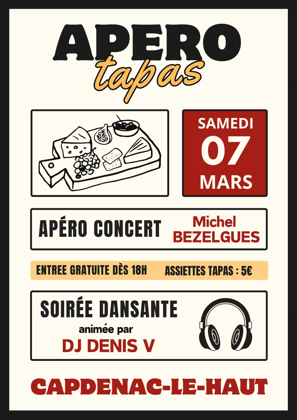 Affiche Tapas