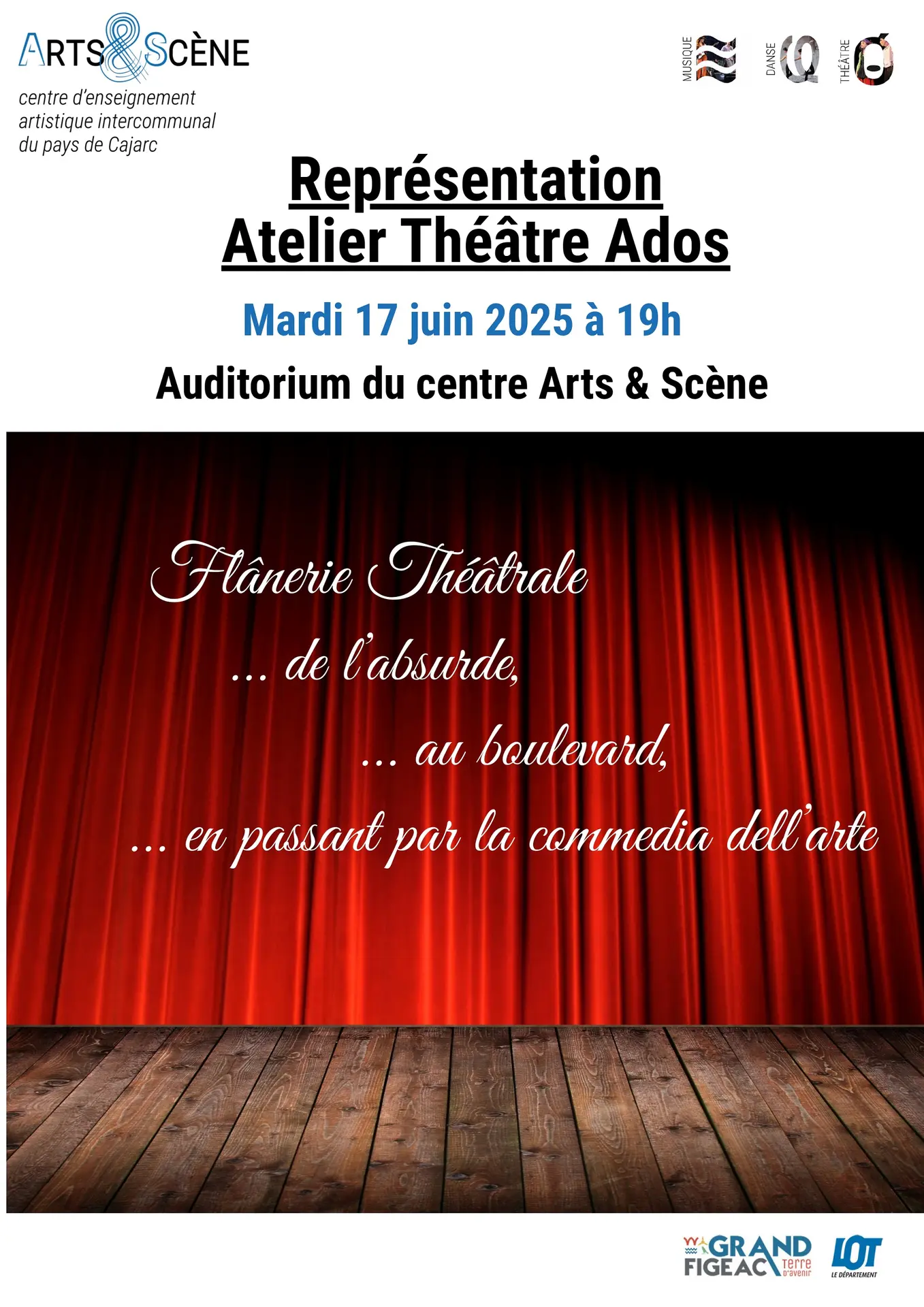 Affiche Théâtre Ados