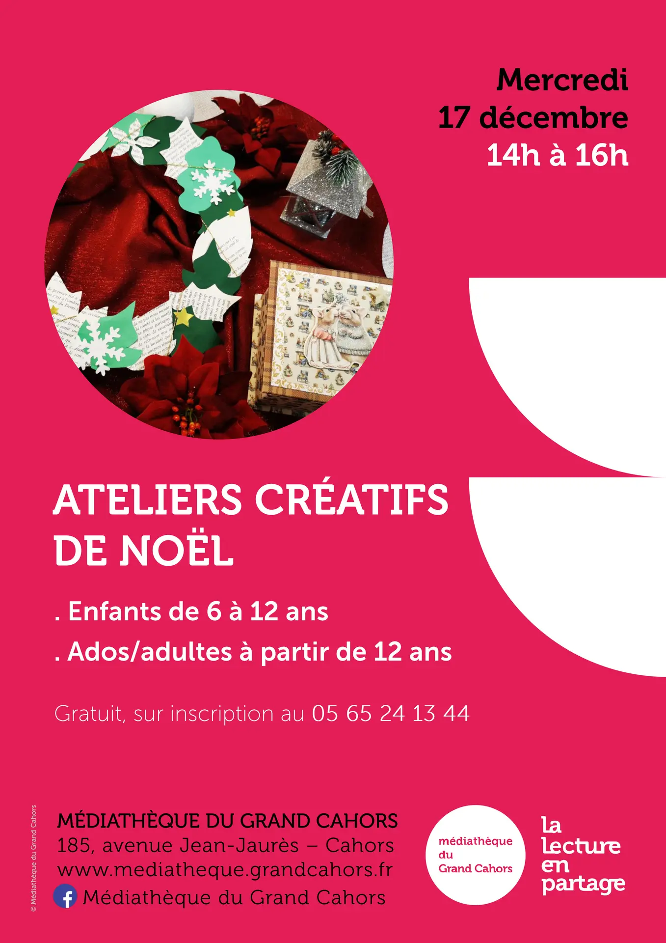Affiche ateliers creatifs GC 252461726412761576157