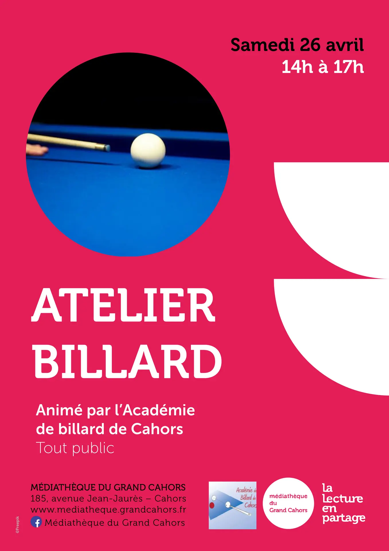Affiche billard avril2025